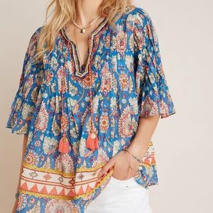 Anthro Dulcie Swing Blouse